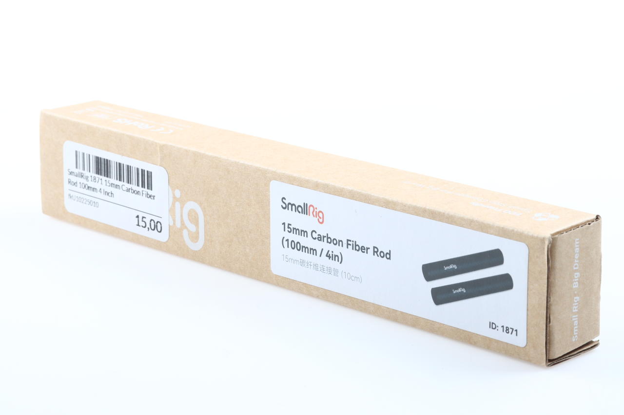 SmallRig 1871 15mm Carbon Fiber Rod 100mm 4 Inch