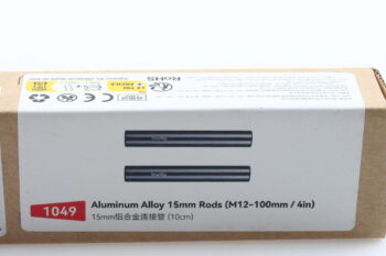 SmallRig 1049 15mm Aluminiumlegierung Rods schwarz 2 Stück