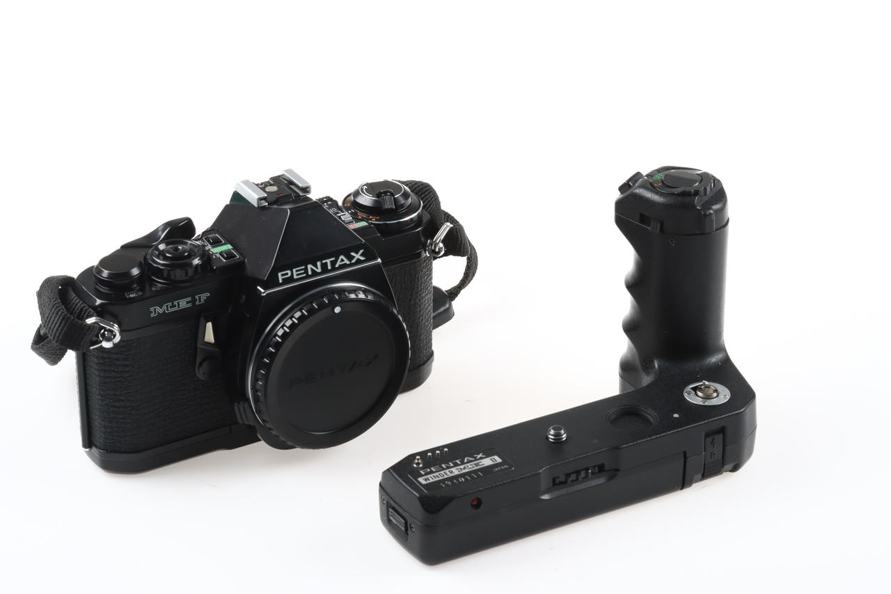 Pentax ME F Gehäuse mit Winder ME II - #3568975