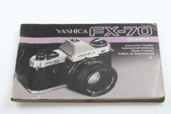 Yashica FX-70 Quarz Gebrauchsanweisung (En/De/Fr/Es)