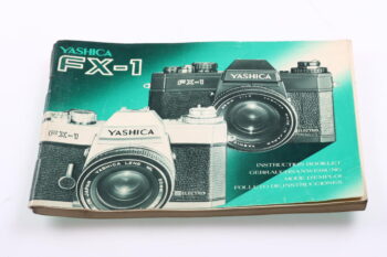 Yashica FX-1 Gebrauchsanweisung (En/De/Fr/Es)