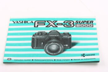 Yashica FX-3 Super 2000 Gebrauchsanweisung (En/De/Fr/Es)