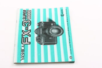 Yashica FX-3 Super 2000 Gebrauchsanweisung (En/De/Fr/Es)