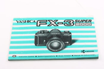 Yashica FX-3 Super 2000 Gebrauchsanweisung (En/De/Fr/Es)