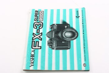 Yashica FX-3 Super 2000 Gebrauchsanweisung (En/De/Fr/Es)