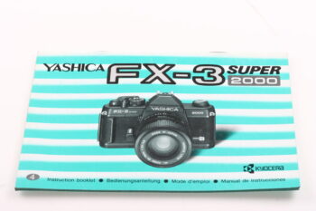 Yashica FX-3 Super 2000 Gebrauchsanweisung (En/De/Fr/Es)