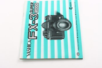 Yashica FX-3 Super 2000 Gebrauchsanweisung (En/De/Fr/Es)