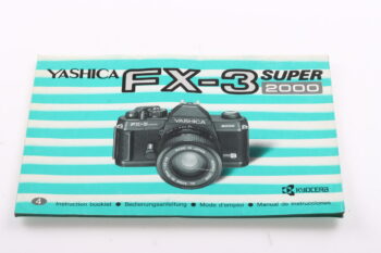 Yashica FX-3 Super 2000 Gebrauchsanweisung (En/De/Fr/Es)