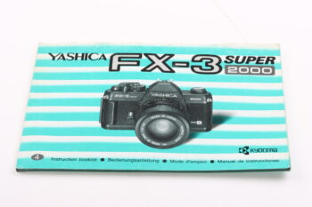 Yashica FX-3 Super 2000 Gebrauchsanweisung (En/De/Fr/Es)