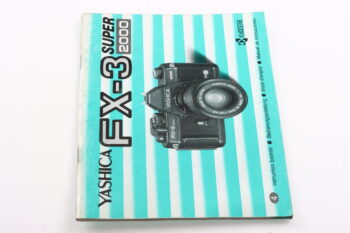 Yashica FX-3 Super 2000 Gebrauchsanweisung (En/De/Fr/Es)