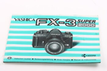 Yashica FX-3 Super 2000 Gebrauchsanweisung (En/De/Fr/Es)