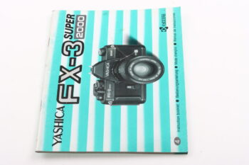 Yashica FX-3 Super 2000 Gebrauchsanweisung (En/De/Fr/Es)
