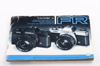 Yashica FR Gebrauchsanweisung (En/De/Fr/Es)