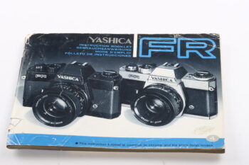 Yashica FR Gebrauchsanweisung (En/De/Fr/Es)