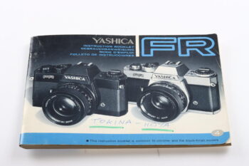 Yashica FR Gebrauchsanweisung (En/De/Fr/Es)