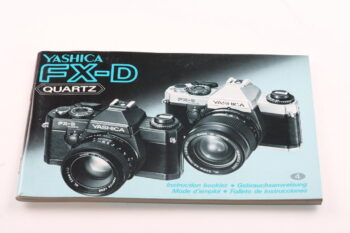 Yashica FX-D Quartz Gebrauchsanweisung (En/De/Fr/Es)
