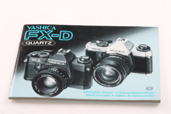 Yashica FX-D Quartz Gebrauchsanweisung (En/De/Fr/Es)