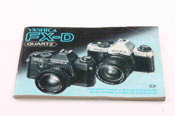 Yashica FX-D Quartz Gebrauchsanweisung (En/De/Fr/Es)