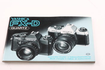 Yashica FX-D Quartz Gebrauchsanweisung (En/De/Fr/Es)