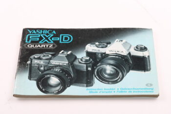 Yashica FX-D Quartz Gebrauchsanweisung (En/De/Fr/Es)