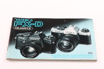 Yashica FX-D Quartz Gebrauchsanweisung (En/De/Fr/Es)
