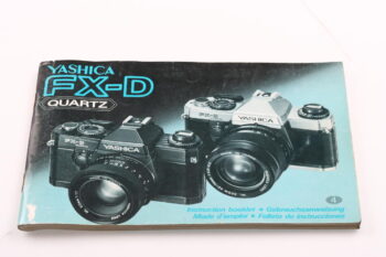 Yashica FX-D Quartz Gebrauchsanweisung (En/De/Fr/Es)