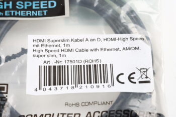 INTOS HDMI-Kabel A auf D