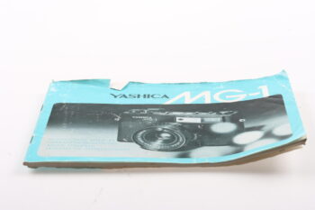 Yashica MG-1 Gebrauchsanweisung (En/De/Fr/Es)