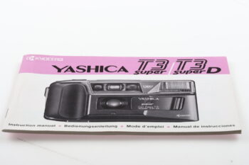 Yashica T3 Super Gebrauchsanweisung (En/De/Fr/Es)