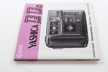 Yashica T3 Super Gebrauchsanweisung (En/De/Fr/Es)