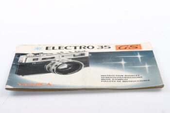 Yashica Electro 35 GS Gebrauchsanweisung (En/De/Fr/Es)