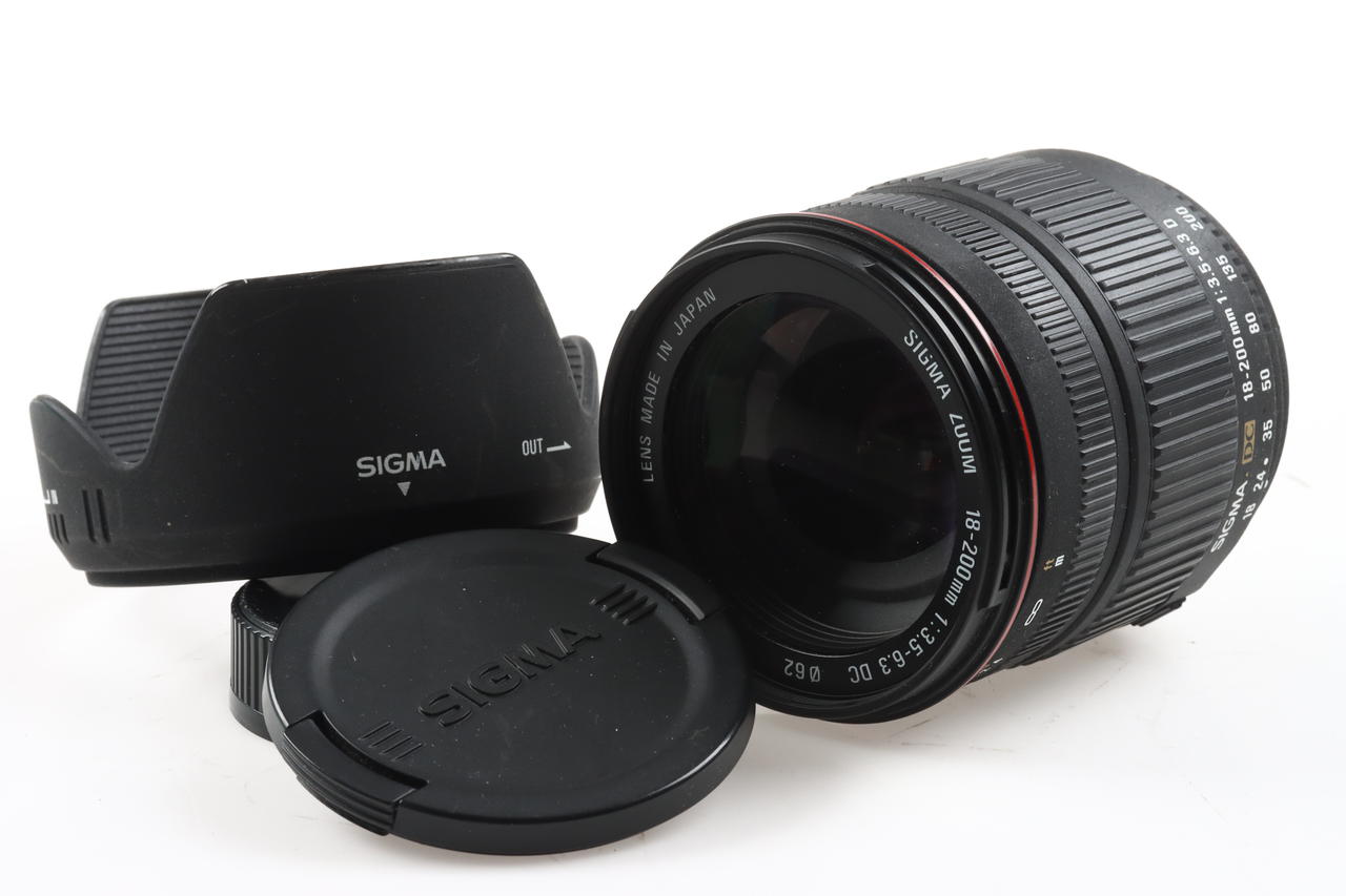 SIGMA 18-200mm f/3,5-6,3 DC für Nikon F (DX) - #2005226