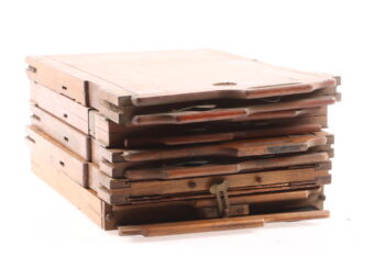 Holzkassetten 12x16 / 5 Stück
