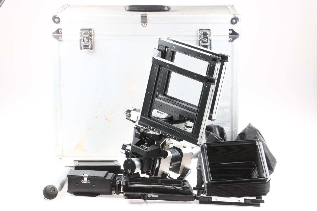 Sinar P 4x5 Zoll Fachkamera mit Fujinon 180mm und Zubehör
