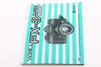 Yashica FX-3 Super 2000 Gebrauchsanweisung (En/De/Fr/Es)