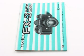 Yashica FX-3 Super 2000 Gebrauchsanweisung (En/De/Fr/Es)