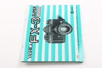 Yashica FX-3 Super 2000 Gebrauchsanweisung (En/De/Fr/Es)