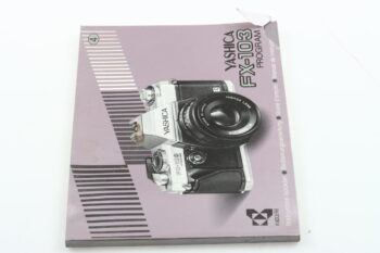Yashica FX-103 Gebrauchsanweisung (En/De/Fr/Es)
