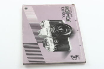 Yashica FX-103 Gebrauchsanweisung (En/De/Fr/Es)
