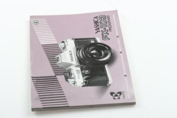 Yashica FX-103 Gebrauchsanweisung (En/De/Fr/Es)