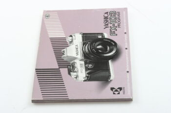 Yashica FX-103 Gebrauchsanweisung (En/De/Fr/Es)