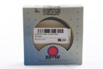 B+W UV-Haze 1x 010 Filter - Ø72mm