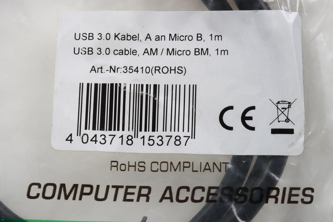 INLINE USB Kabel 1m USB 3.0 A an Micro-B