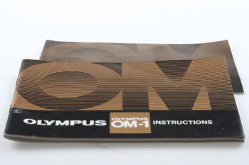 Olympus OM-1 Instructions manual