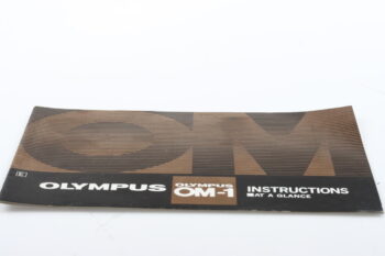 Olympus OM-1 Instructions manual