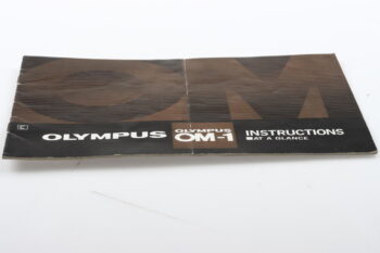 Olympus OM-1 Instructions manual