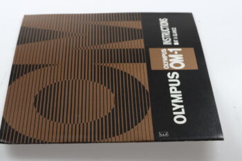 Olympus OM-1 Instructions manual
