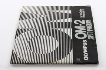 Olympus OM-2 Spot/Program Instructions manual