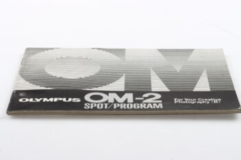 Olympus OM-2 Spot/Program Instructions manual