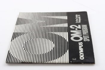 Olympus OM-2 Spot/Program Instructions manual